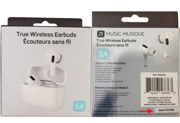 Over 16,000 Wireless Earbuds Recalled Due to Fire and Burn Risks